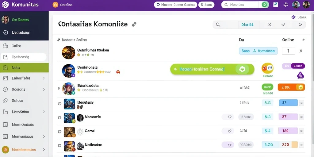 Tampilan antarmuka GOLTOGEL yang menarik dan ramah pengguna.