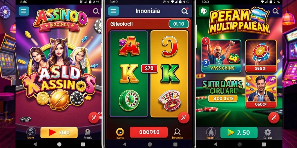 Tampilan antarmuka game yang menarik.