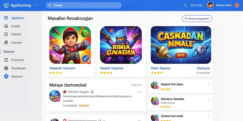Tampilan antarmuka yang modern dan menarik.