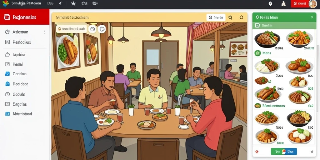 Tampilan utama POMPA88 yang menarik dan intuitif.