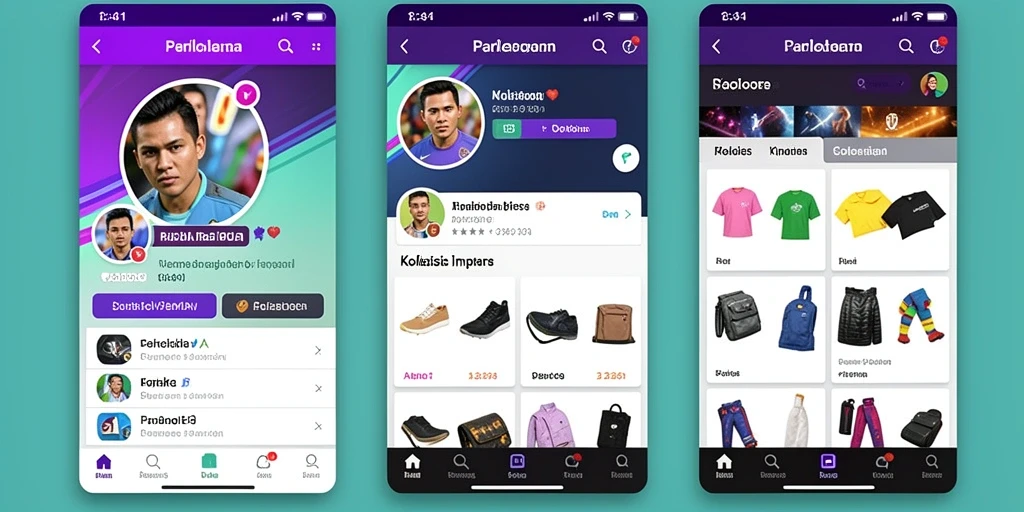 Tampilan grafis yang memukau di dalam game.
