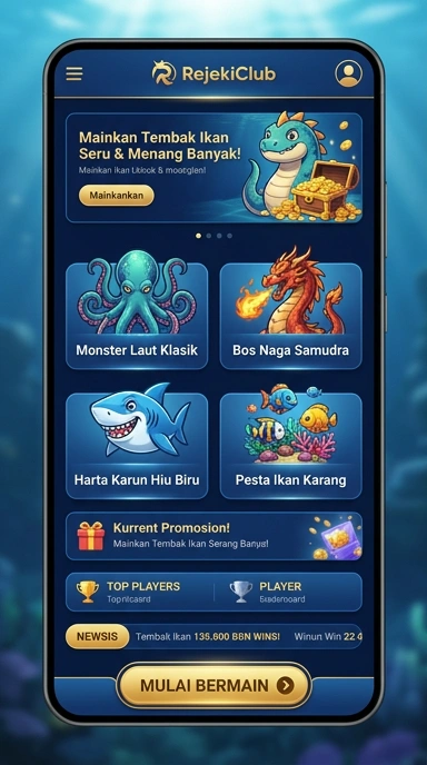 Cuplikan layar menu unduhan rejekiclub untuk perangkat Android